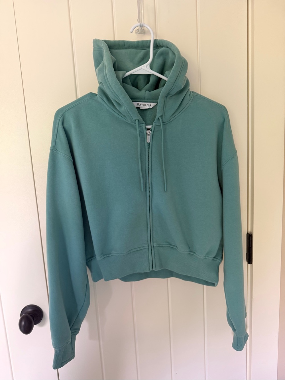 Athleta Sage Green Full-Zip Hoodie